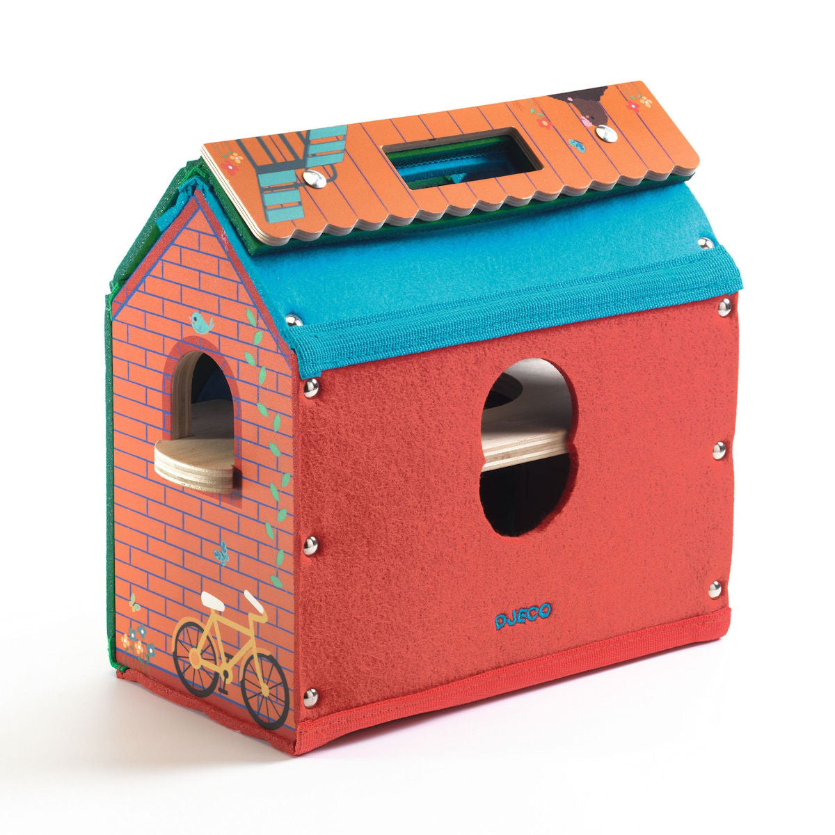 Djeco SoftiHouse med figure