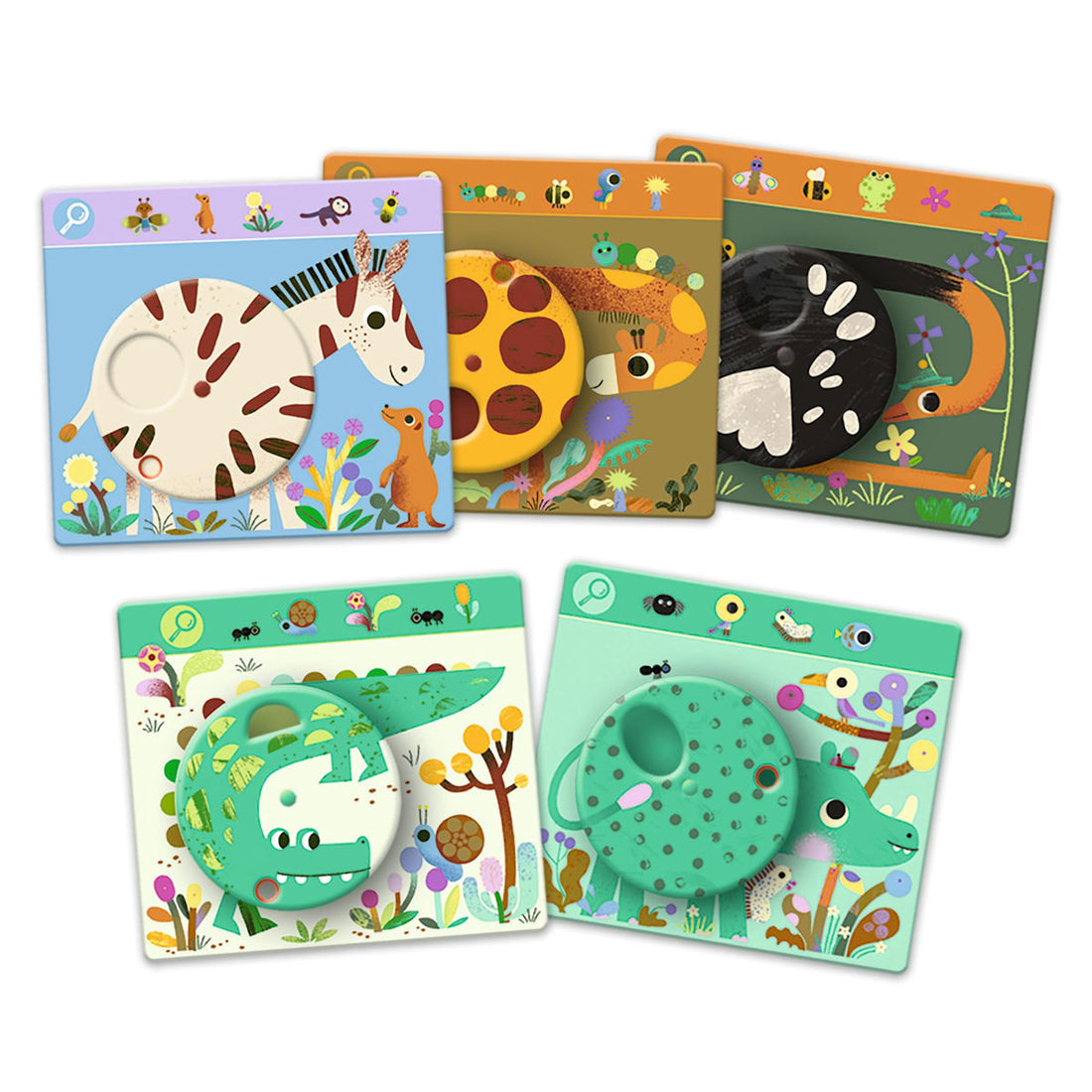 Djeco Spil, Find og drej - Savannen