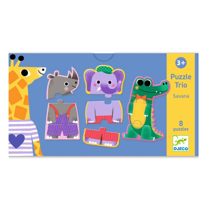 Djeco puslespil trio, Junglen