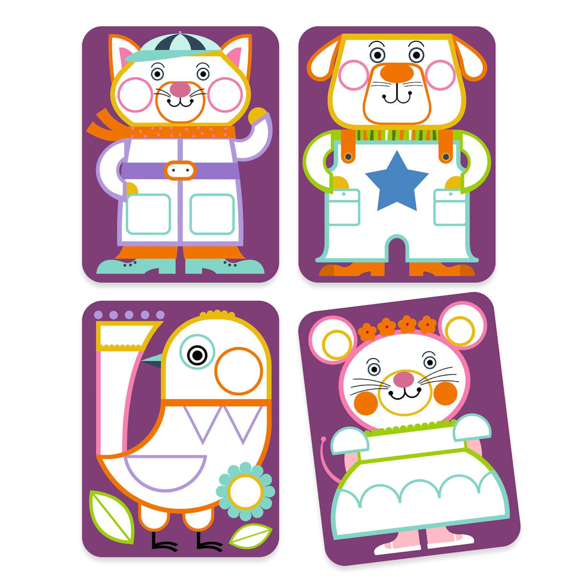 Djeco Kreativt maleri, Buttede kinder