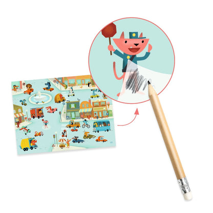 Djeco overføringsbilleder, Asfalt