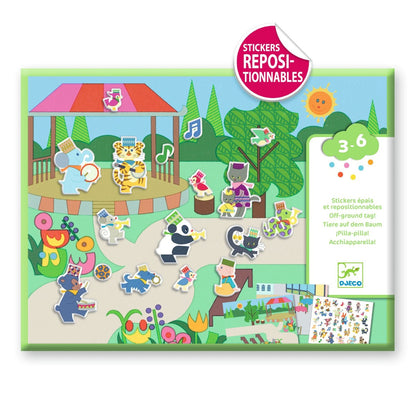 Djeco Kreativ klistermærkeleg, Fanfare