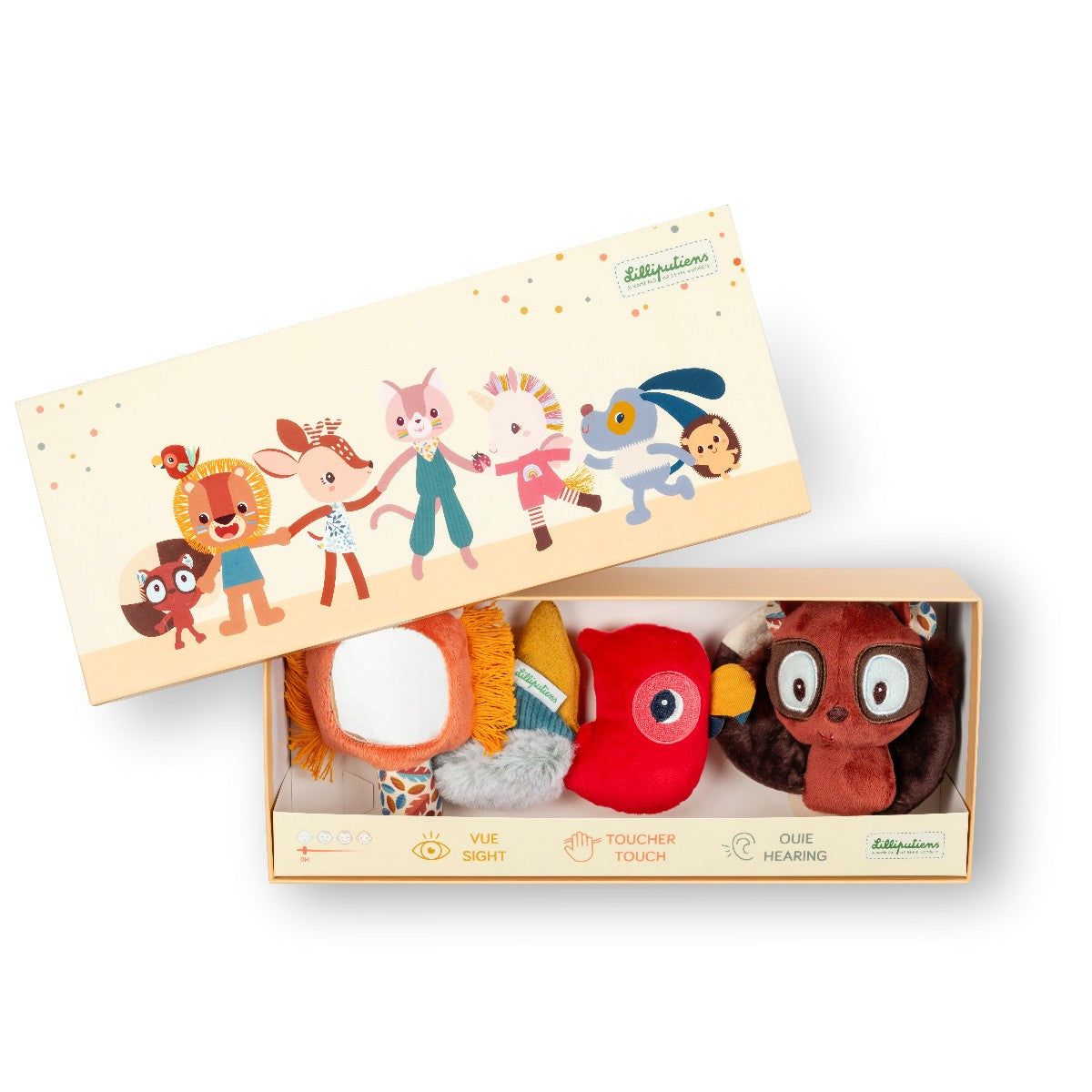 Lilliputiens babysanserangler, Jack gaveæske m. rangler