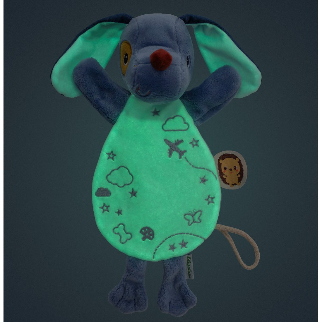 Lilliputiens Jules nusseklud, selvlysende