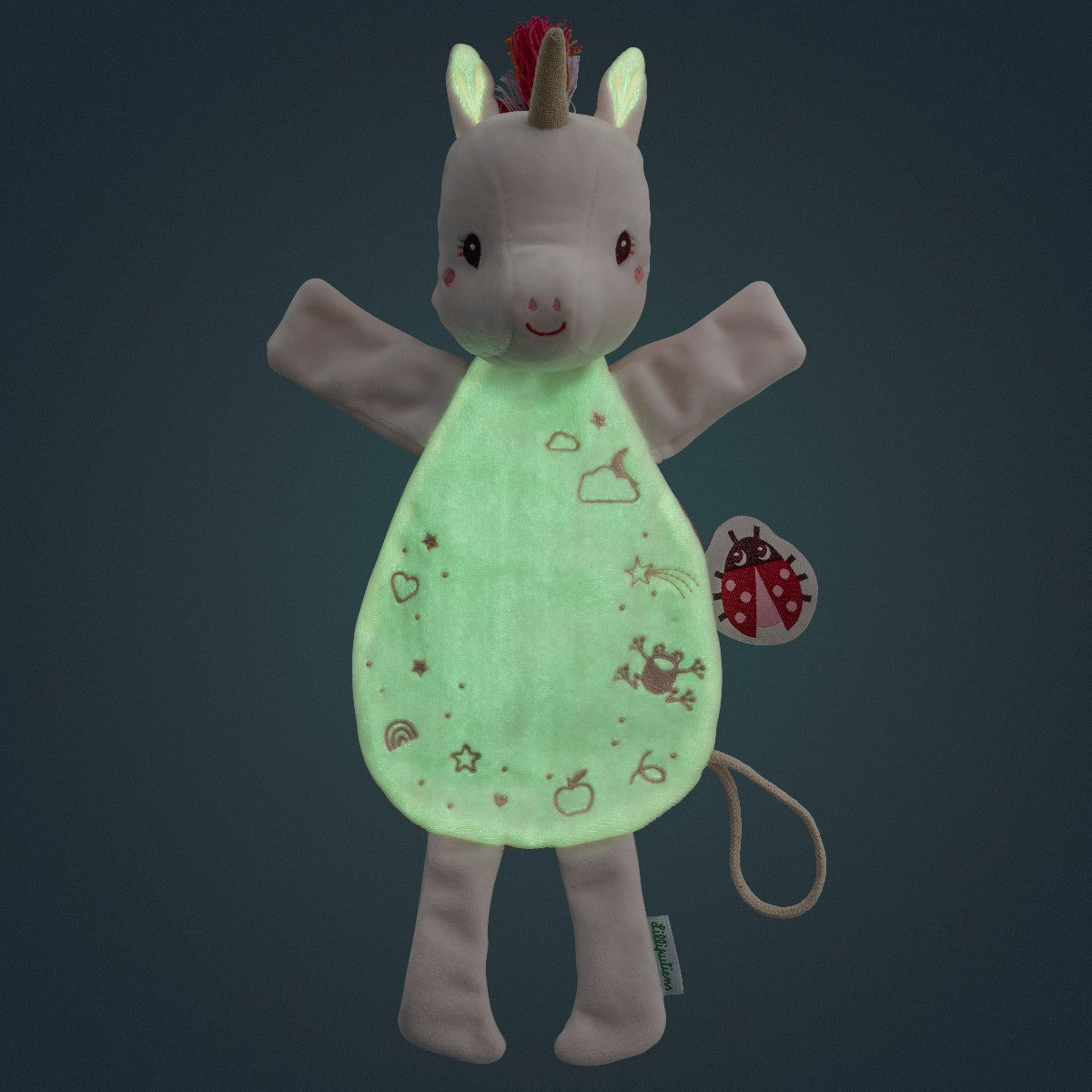 Lilliputiens Lena nusseklud, selvlysende