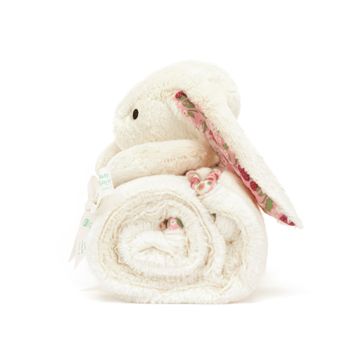Baby Jellycat tæppe, Bashful kanin, Mimi Strawberry - 56 cm