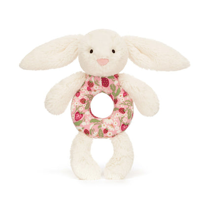 Baby Jellycat ring rangle, Bashful kanin - Mimi Strawberry