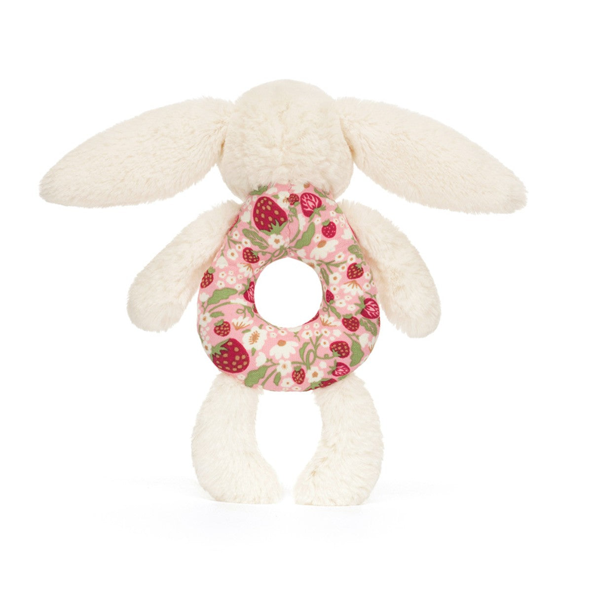 Baby Jellycat ring rangle, Bashful kanin - Mimi Strawberry