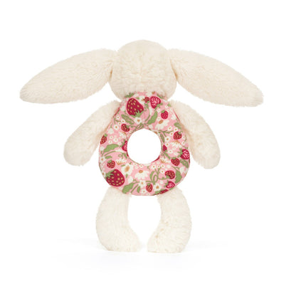Baby Jellycat ring rangle, Bashful kanin - Mimi Strawberry
