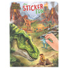 Dino World Mini Sticker Fun, Aktivitetsbog m. klistermærker