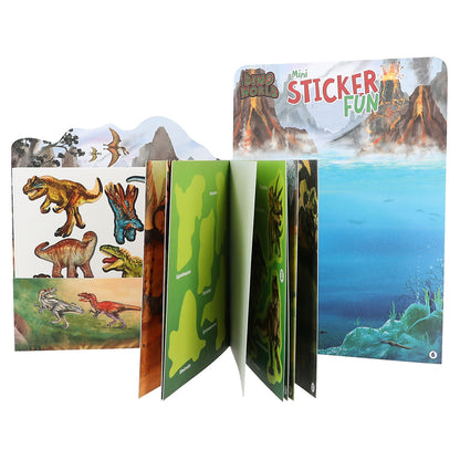 Dino World Mini Sticker Fun, Aktivitetsbog m. klistermærker