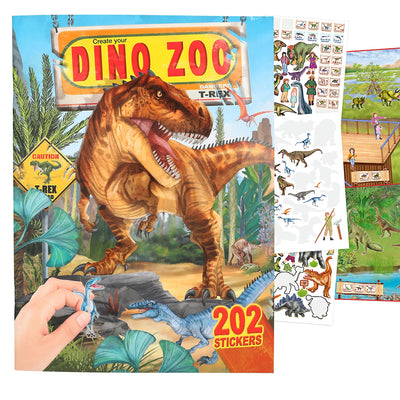 Dino World Zoo Aktivitetsbog m. klistermærker
