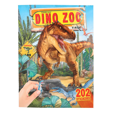 Dino World Zoo Aktivitetsbog m. klistermærker