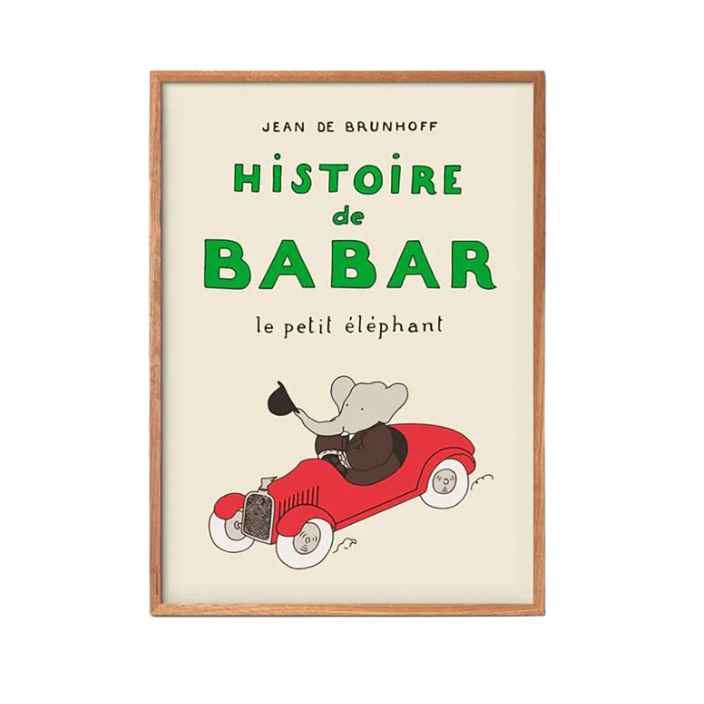 Babar plakat, Historie de Babar - flere størrelser