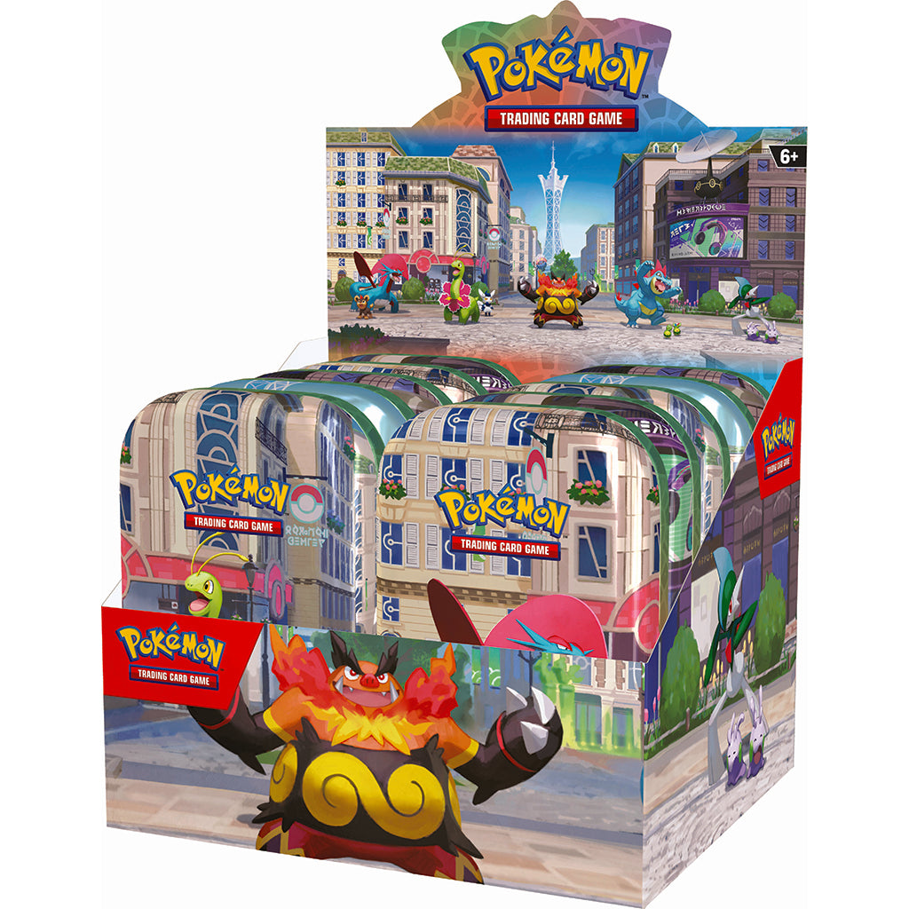Pokémon Poke Mini Tin June REL, samleræske m boosterpakker - ass.