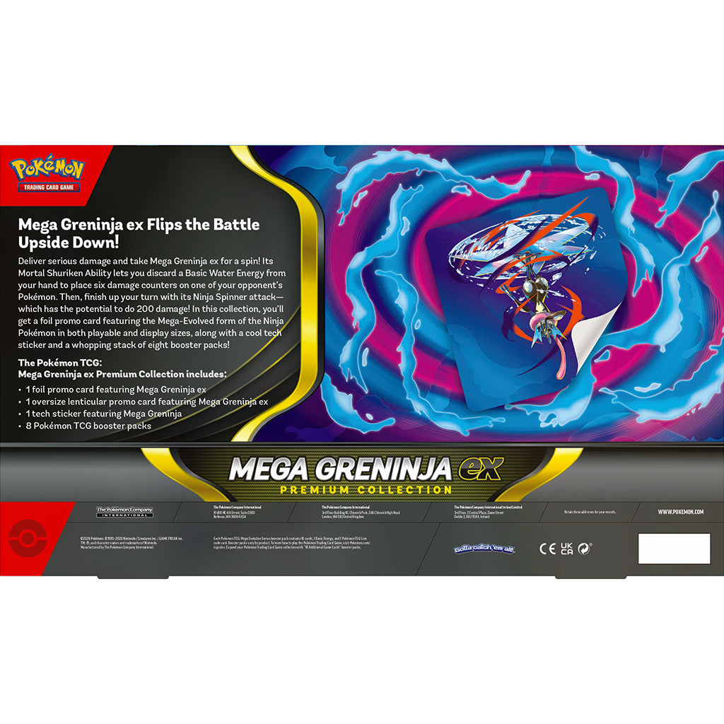 Pokémon Samlekort, Poke Box Premium EX REL - Mega Greninja