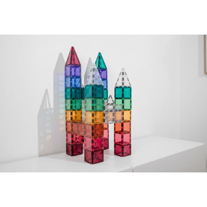 Connetix Square Pack, Magnetisk byggesæt m.  40 dele - Pastel