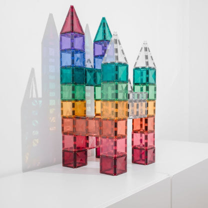 Connetix Square Pack, Magnetisk byggesæt m.  40 dele - Pastel