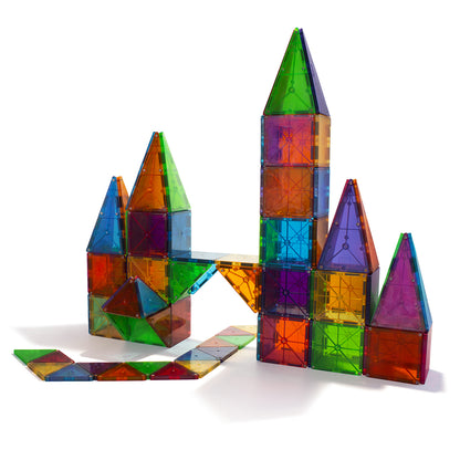 Magna-Tiles Clear Colours, Magnetisk byggesæt m. 100 dele