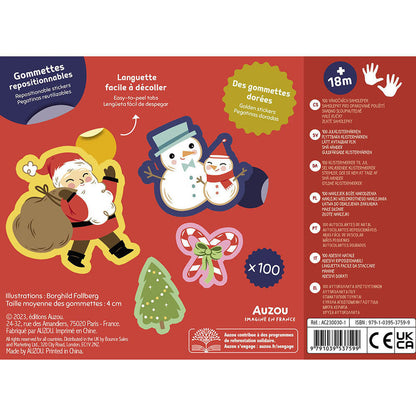Auzou Mine første klistermærker, Jul - Fra 18 mdr.