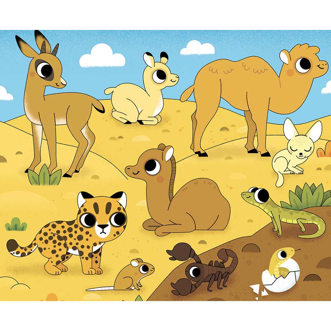 Auzou Malebog, Mal med vand, Dyreunger