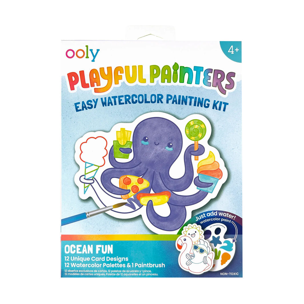 Ooly Vandfarve sæt, Ocean Pals - Playful Painters