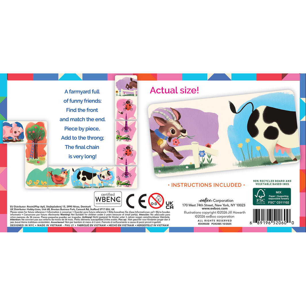 eeBoo Spil, Domino - Bondegården