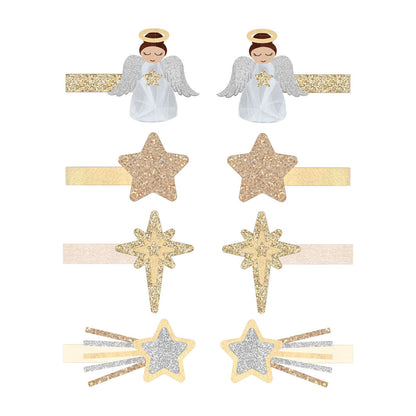 Mimi &amp; Lula - 8 Hårclips - Sparkle Angel