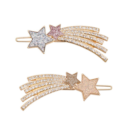 Mimi &amp; Lula 2 Snap hårspænder - Large Dazzle Shooting Star