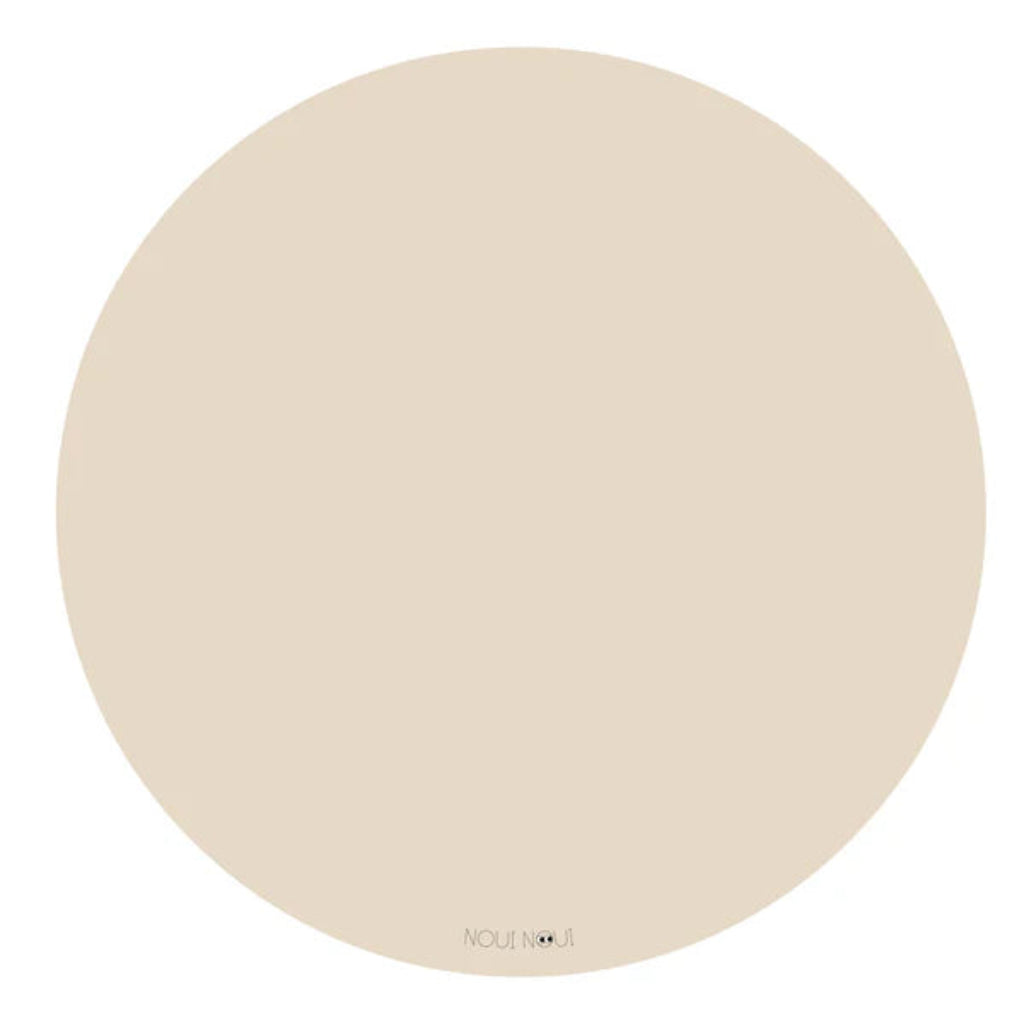 Noui Noui Floor mat, stoleunderlag rundt - Nude