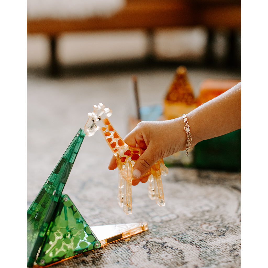 Magna-Tiles Safari Animals, Magnetisk byggesæt m. 25 dele