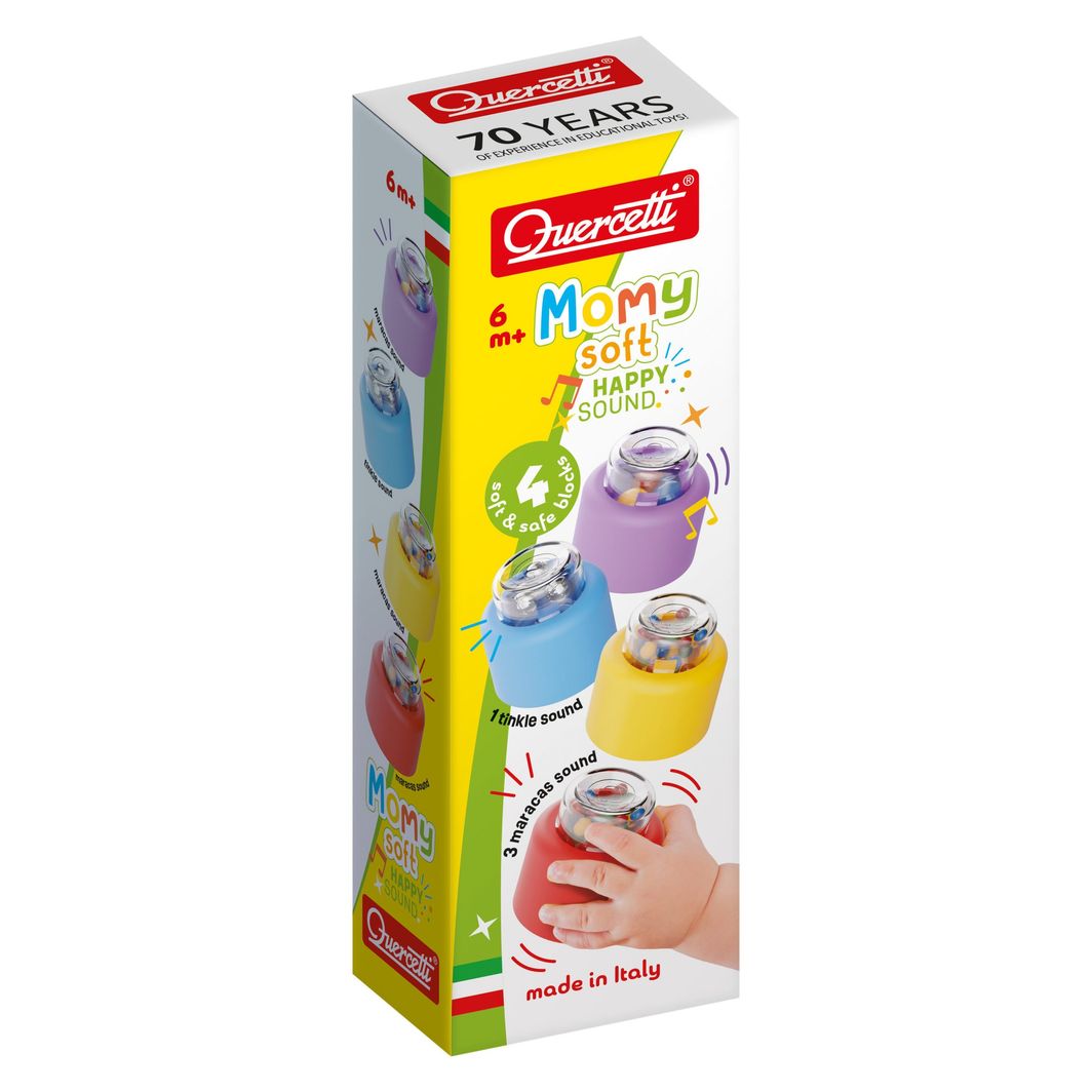 Quercetti Momy Soft - 4 bløde klodser