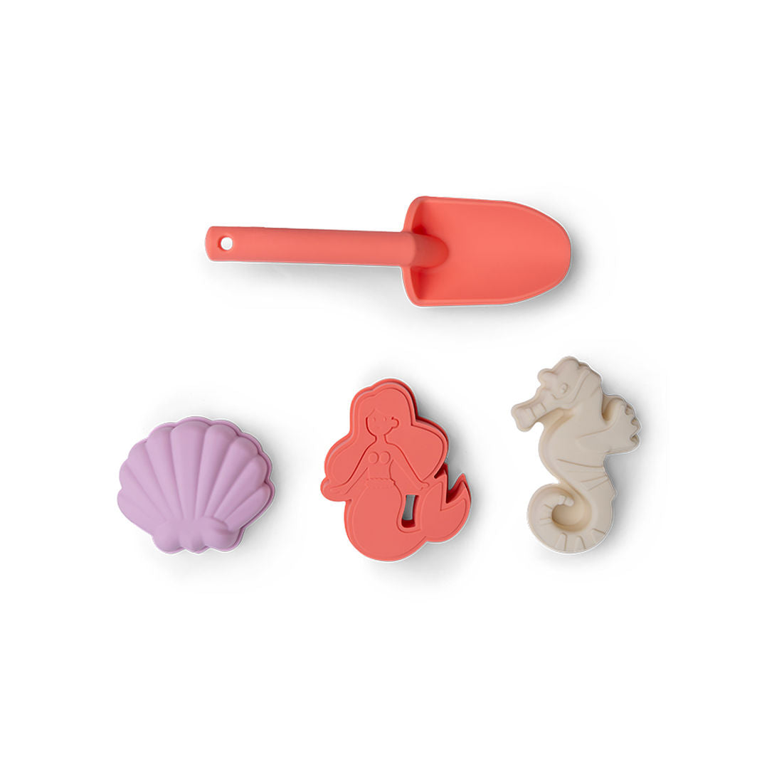 Swim Essentials, Sandsæt 5 dele silikone - Shell Tastic