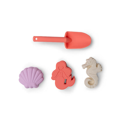 Swim Essentials, Sandsæt 5 dele silikone - Shell Tastic