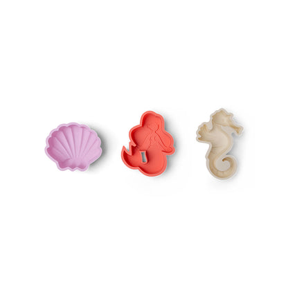 Swim Essentials, Sandsæt 5 dele silikone - Shell Tastic