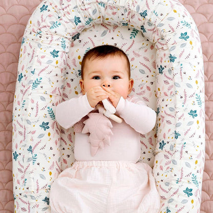 Cam Cam blad-rangle i træ, økologisk - Mix rose