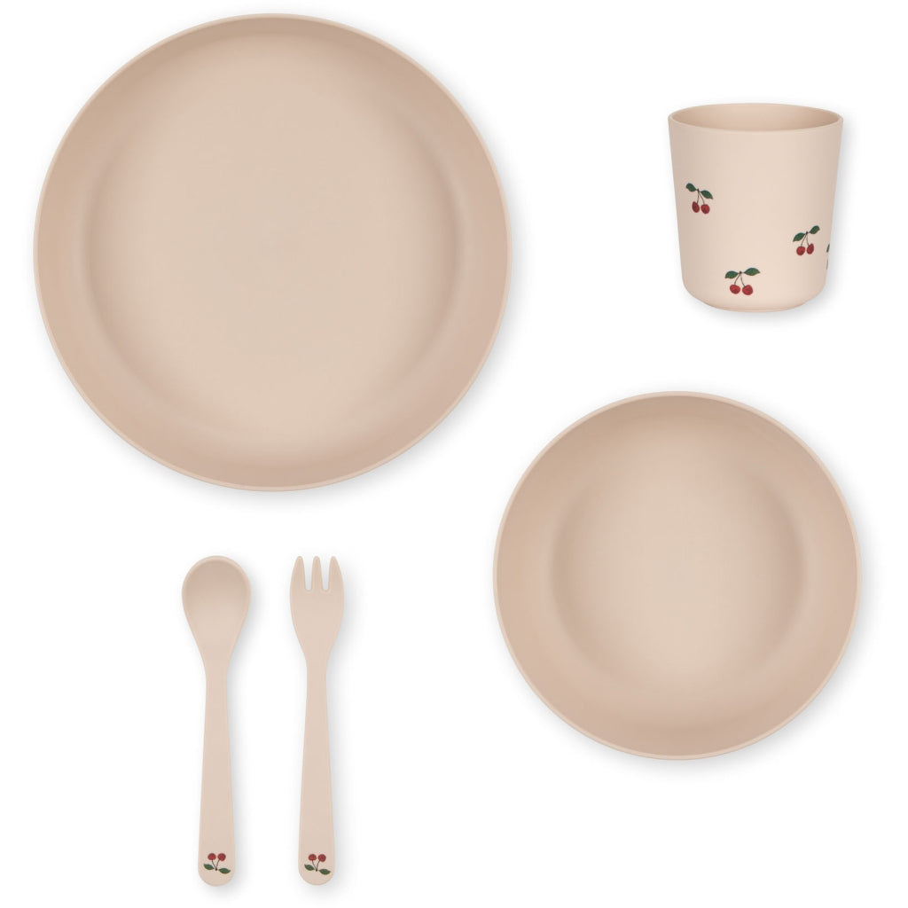 Konges Sløjd Dinner set, 5 dele - Cherry