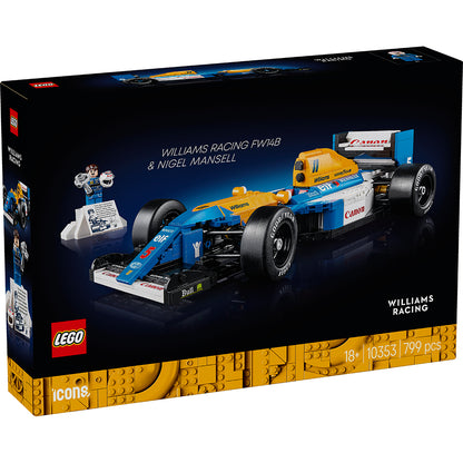 LEGO® Icons, Williams Racing FW14B og Nigel Mansell