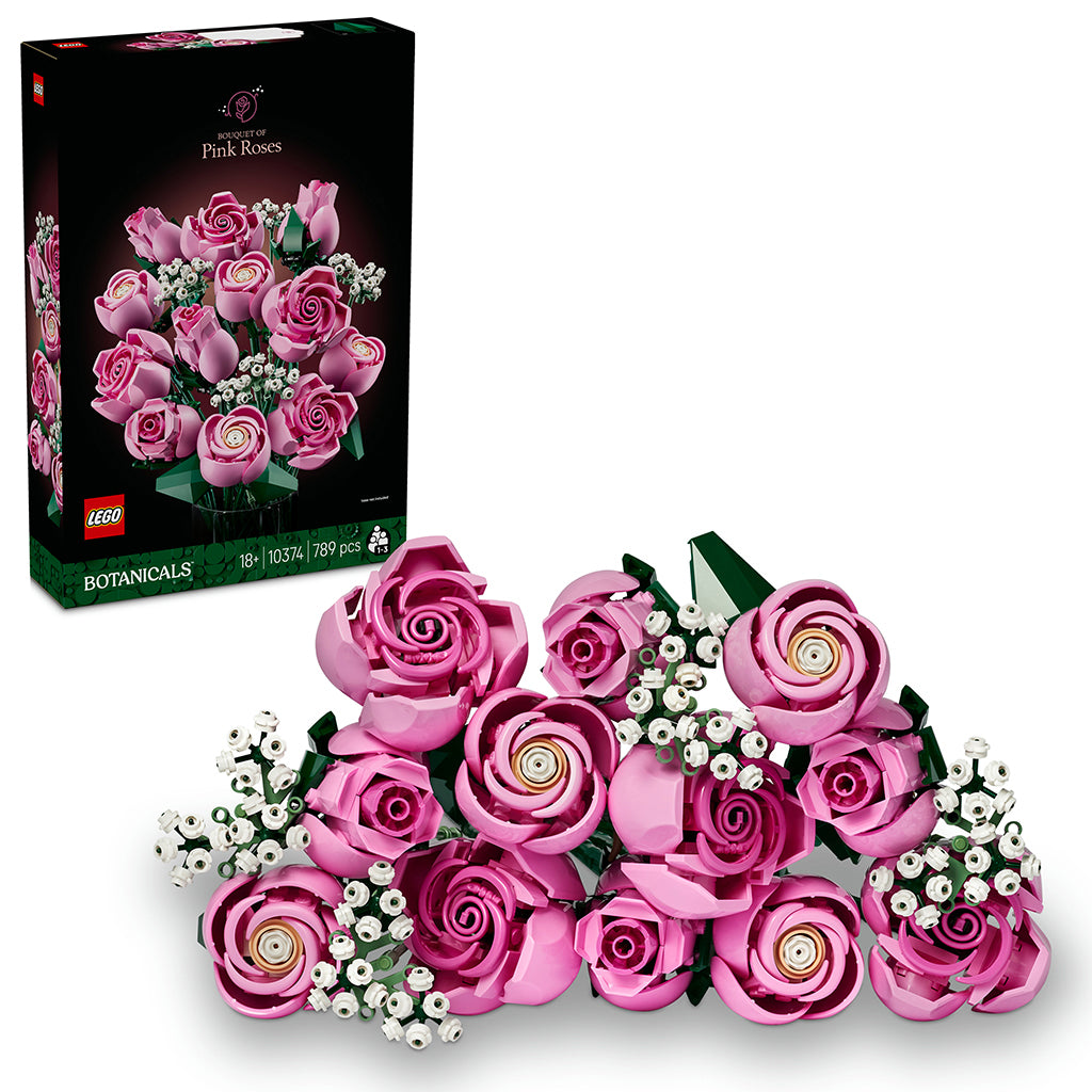 LEGO® Botanicals®, Buket af pink roser