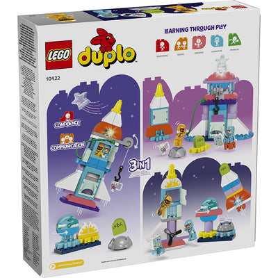 LEGO ® Duplo Town, 3-i-1-eventyr med rumfærge