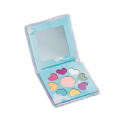 Souza make-up sæt i fluffy pelsbeklædt palette - Unicorn