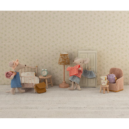 Maileg foldbar stol til mus - Pudder