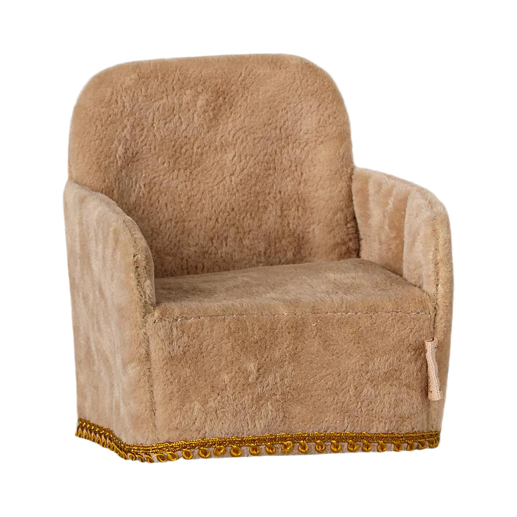 Maileg foldbar stol til mus - Pudder