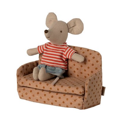 Maileg tilbehør til mus, Sofaseng - Prikker