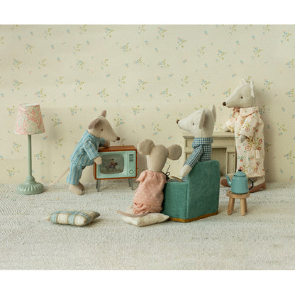 Maileg dukketilbehør, fjernesyn til mus