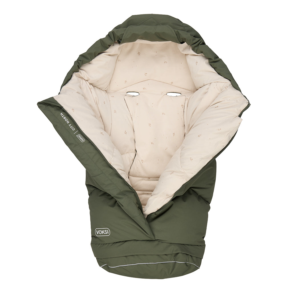 Voksi® City North kørepose, Thyme Green Leaf