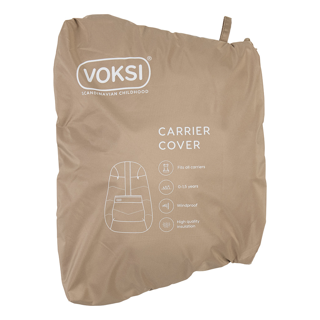 Voksi® Carrier Cover til bæresele, Dark Sand