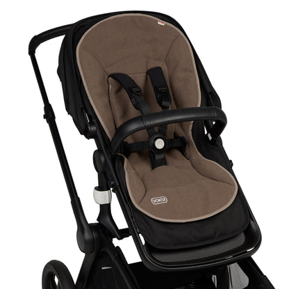 Voksi® Uld siddeunderlag til klapvogn, Walnut