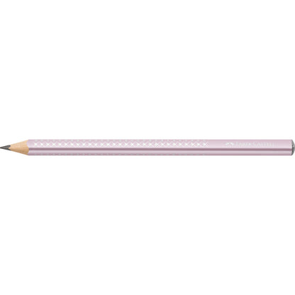 Faber-Castell, Jumbo sparkle blyant - Rose metallic