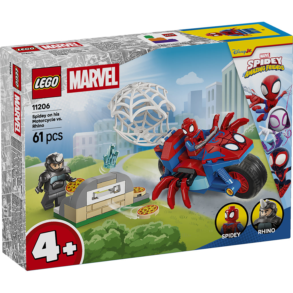 LEGO® Marvel, Spidey på sin motorcykel mod Rhino
